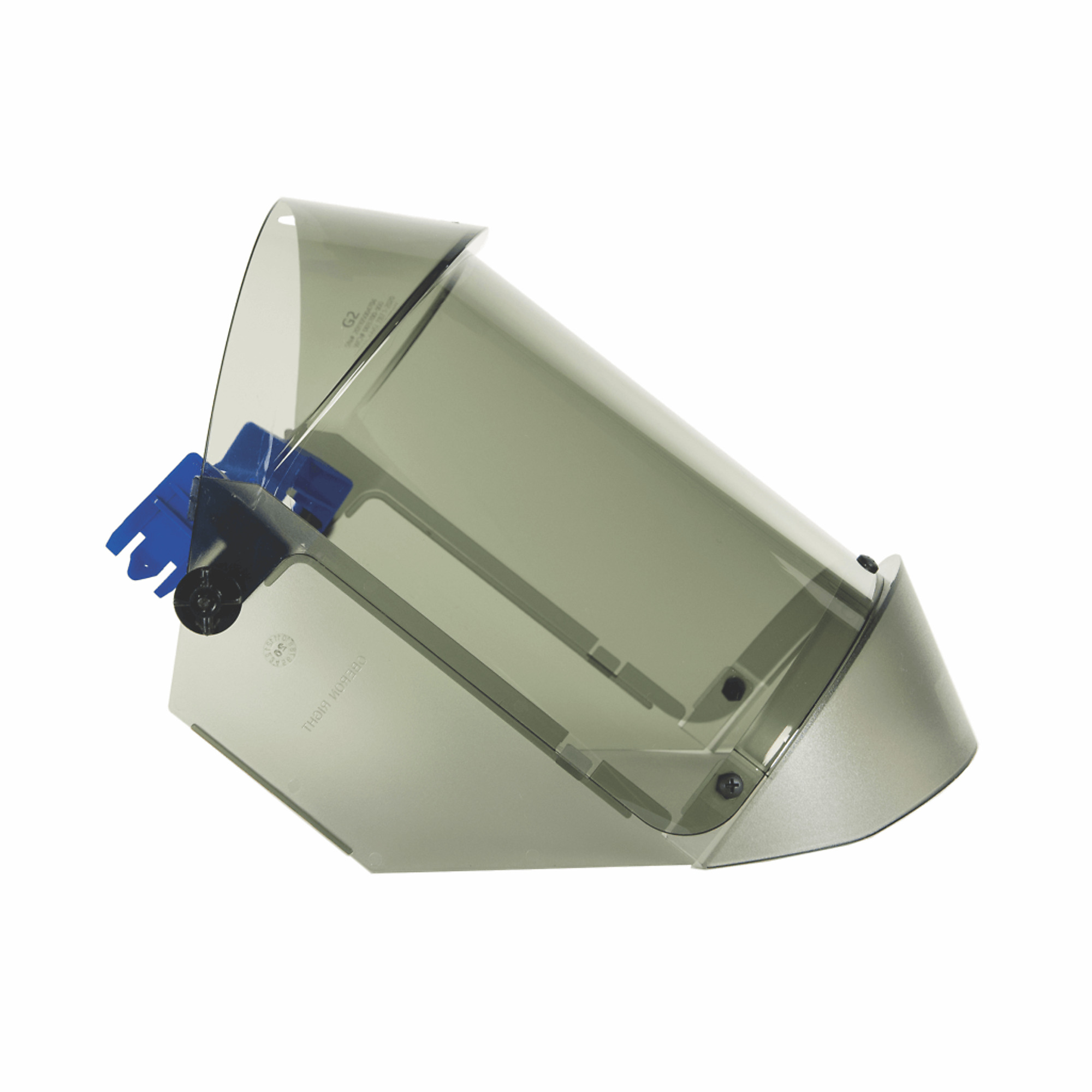 OBERON™-Face Shield-Arc Flash-30 Cal TCG™-With Hard Hat Adapters-North Safety, Honeywell/Akron/Techna, MSA Top Guard & Thermal Guard, Dynamic Safety, and Vallen Valiant Hard Caps - Lens Color: Clear Grey Anti-Fog